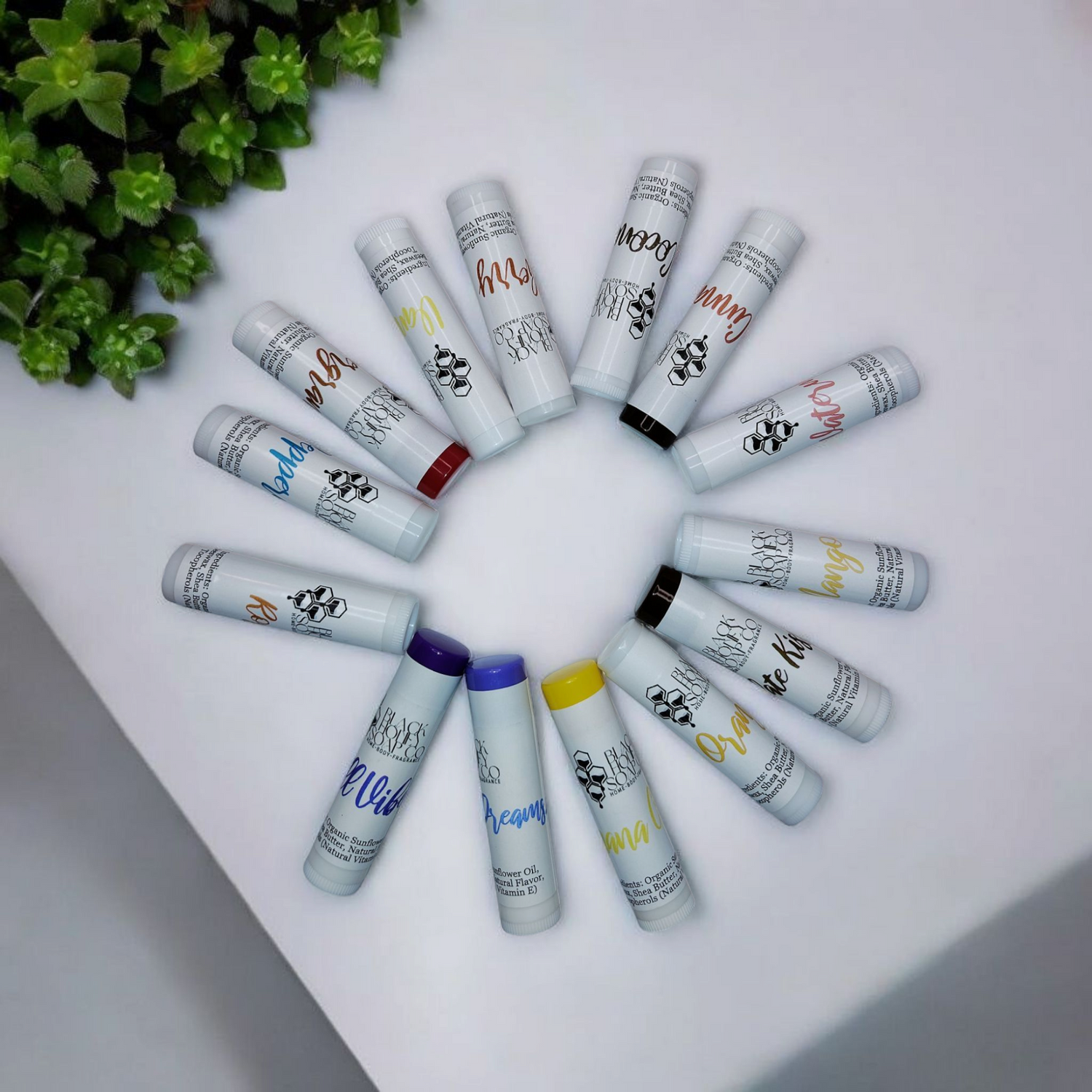 Hand-Poured Flavored Lip Balm