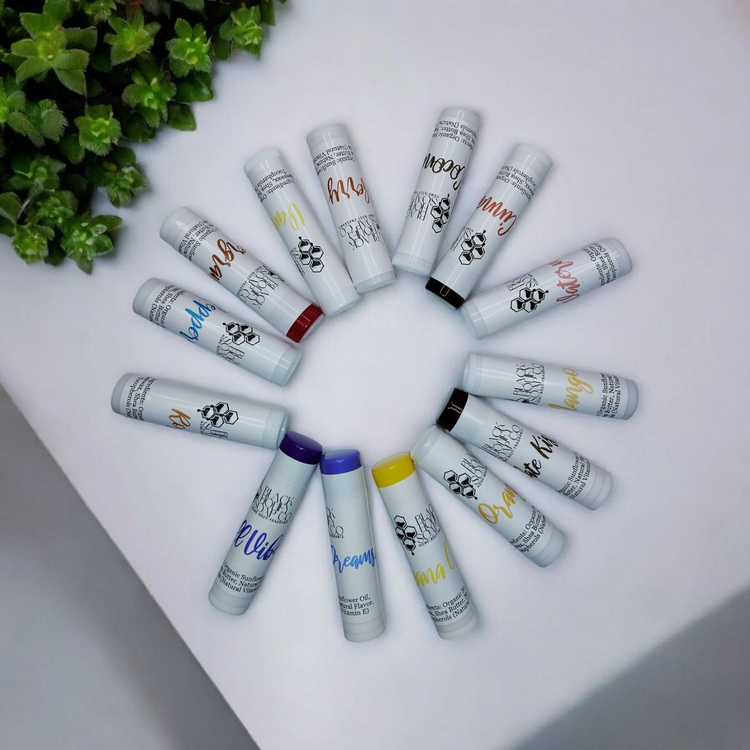 Hand-Poured Flavored Lip Balm