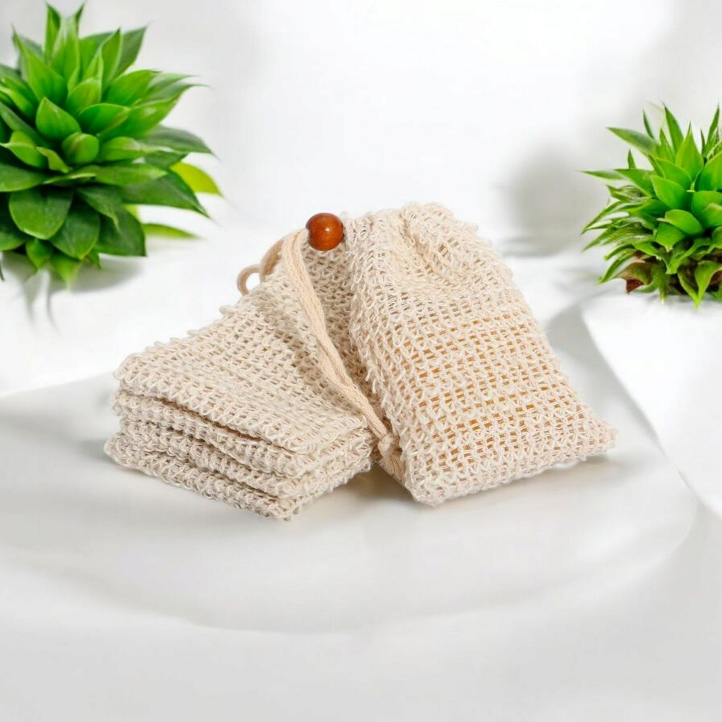 Sisal Soap Pouch